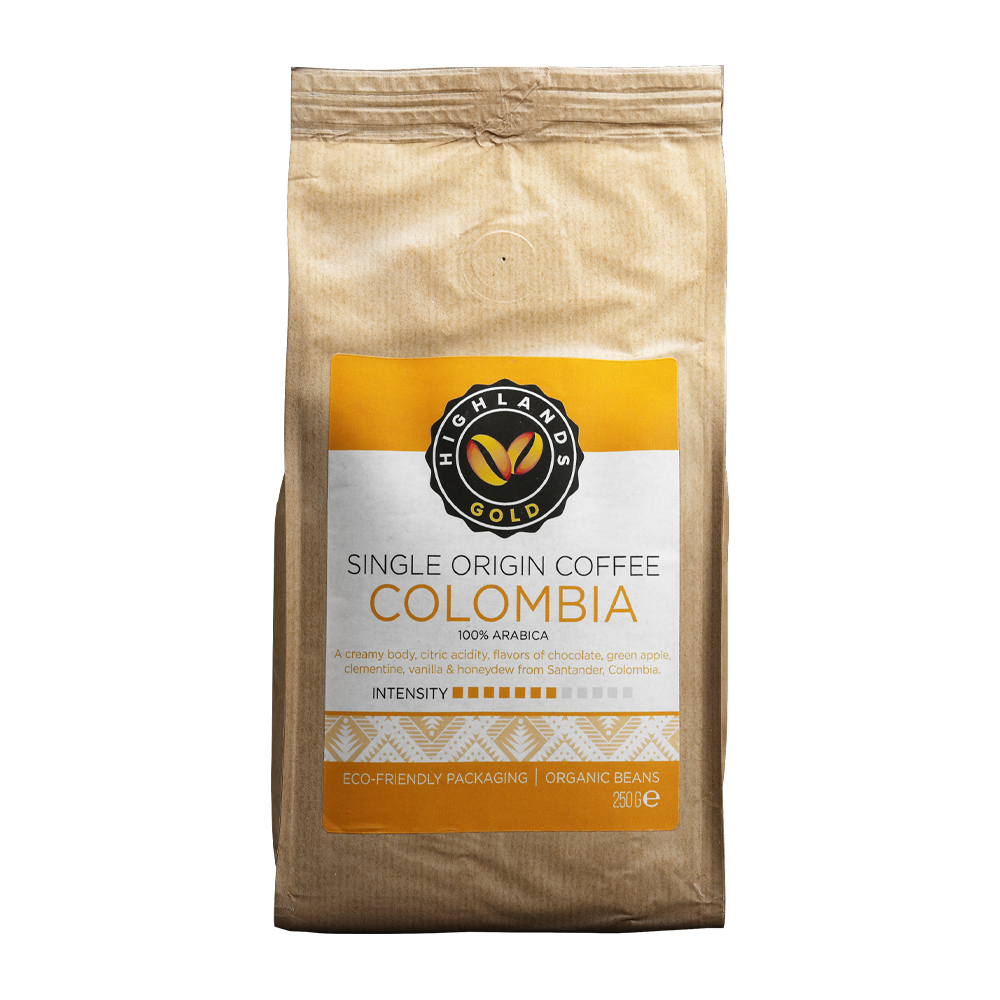Highlands Gold – koffiebonen - Colombia (Organic)