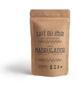 Café du Jour Espresso Madrugador koffiebonen in een bruine zak