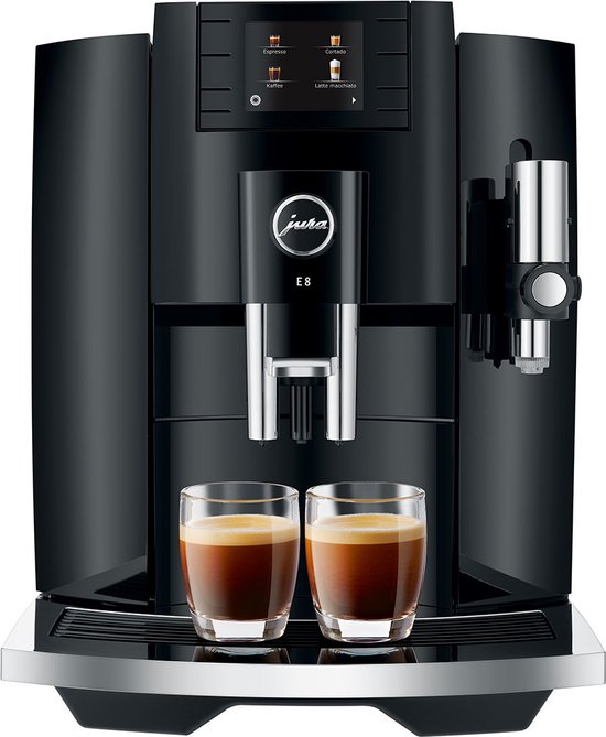 JURA E8 - Volautomatische espressomachine - Piano Black - EB
